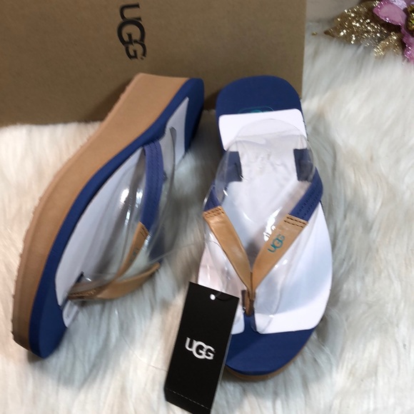 ugg ruby wedge flip flops